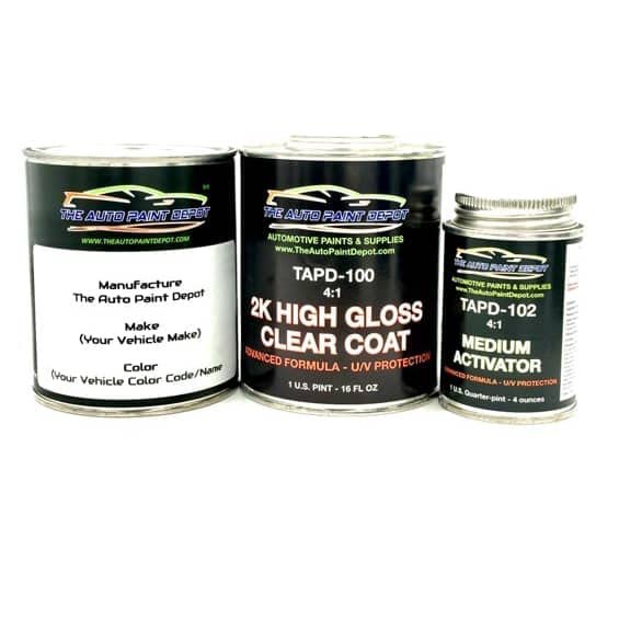 Auto Paint Depot Touch Up Paint for Dodge Stratus Coupe-Brilliant Silver Metallic A33/PSA (All Years, All Models) One Pint with Clear Coat