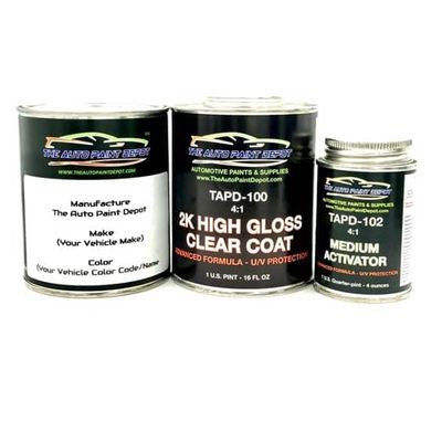 Auto Paint Depot Touch Up Paint for Honda Accord-Sky Blue Metallic B-578M (All Years, All Models) One Pint with Clear Coat