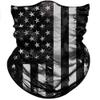 Obacle Motorcycle Face Mask Sun UV Dust Wind Protection Tube Mask Seamless Bandana Face Mask for Men Women Bike Riding Cycling Biker Fishing Outdoor Festival (US Flag Black Gray) view 1