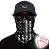 Obacle Motorcycle Face Mask Sun UV Dust Wind Protection Tube Mask Seamless Bandana Face Mask for Men Women Bike Riding Cycling Biker Fishing Outdoor Festival (US Flag Black Gray) view 2