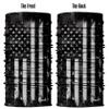 Obacle Motorcycle Face Mask Sun UV Dust Wind Protection Tube Mask Seamless Bandana Face Mask for Men Women Bike Riding Cycling Biker Fishing Outdoor Festival (US Flag Black Gray) view 3