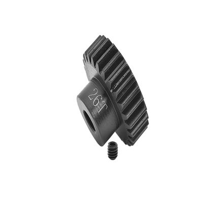 GPM For Traxxas Unlimited Desert Racer 4X4 (#85076-4) Upgrade Parts Harden Steel #45 Motor Gear 26T - 1Pc Set Black