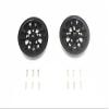 Axial SCX10 II UMG10 Upgrade Parts (AXI90075) Aluminum Front Or Rear 5 Lug Rim - 1Pr Set Black view 1
