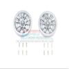 Axial SCX10 II UMG10 Upgrade Parts (AXI90075) Aluminum Front Or Rear 5 Lug Rim - 1Pr Set Gray Silver view 1