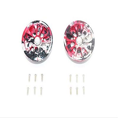 Axial SCX10 II UMG10 Upgrade Parts (AXI90075) Aluminum Front Or Rear 5 Lug Rim (Splatter Paint Version 2) - 1Pr Set