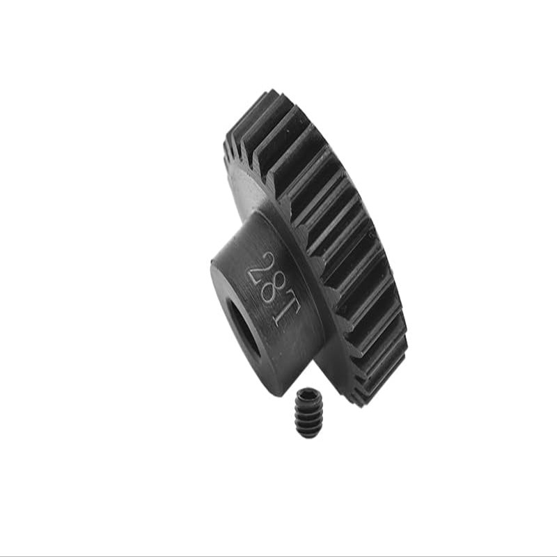 GPM For Traxxas Unlimited Desert Racer 4X4 (#85076-4) Upgrade Parts Harden Steel #45 Motor Gear 28T - 1Pc Set Black