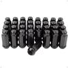 Wheel Accessories Parts 32 Pcs M14x2 14x2 Thread Bulge Acorn 2.25" Long Lug Nuts Black 3/4" 19mm Hex Fits Ford 2000-02 Excursion 1999-03 F-250 F-250 Super Duty with Aftermarket Wheels view 1