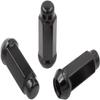 Wheel Accessories Parts 32 Pcs M14x2 14x2 Thread Bulge Acorn 2.25" Long Lug Nuts Black 3/4" 19mm Hex Fits Ford 2000-02 Excursion 1999-03 F-250 F-250 Super Duty with Aftermarket Wheels view 4