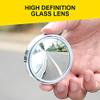 360 Rotary Push Car Rear View Mirror view 2