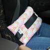 Hysterectomy Seatbelt Pillow with Pocket for Cervical Cancer Uterine fibroids Abdominal Surgery Abdomen Healing Protector Organ Transplants C-Section Recovery Car Seat Belt Pad (Sunflower) view 2