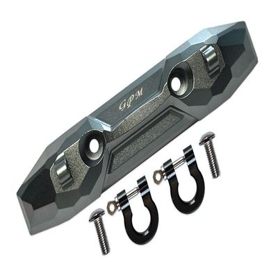 3Pc Set Upgrades Aluminum Rear Bumper with D-Rings Traxxas 1/10 E-Revo 2.0 Vxl 86086-4 RC Cars by GPM