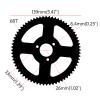 WPHMOTO 25H 68T Rear Chain Sprocket for 47cc 49cc Mini Dirt Bike ATV Quad Pocket view 2