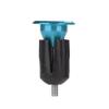 Keenso Aluminum Alloy Handlebar End Plug, Ergonomic Design, Handlebar Grip Plug, Blue Aluminum Alloy Handlebar End Plug for Mountain Bikes, Road Bikes, and City Bikes view 4