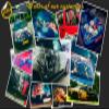 Stikka Vinyl Car Hood Wrap Full Color Graphics Decal The Joker Villain Arkham Sticker 54"x65" (137cm x 165cm) view 3