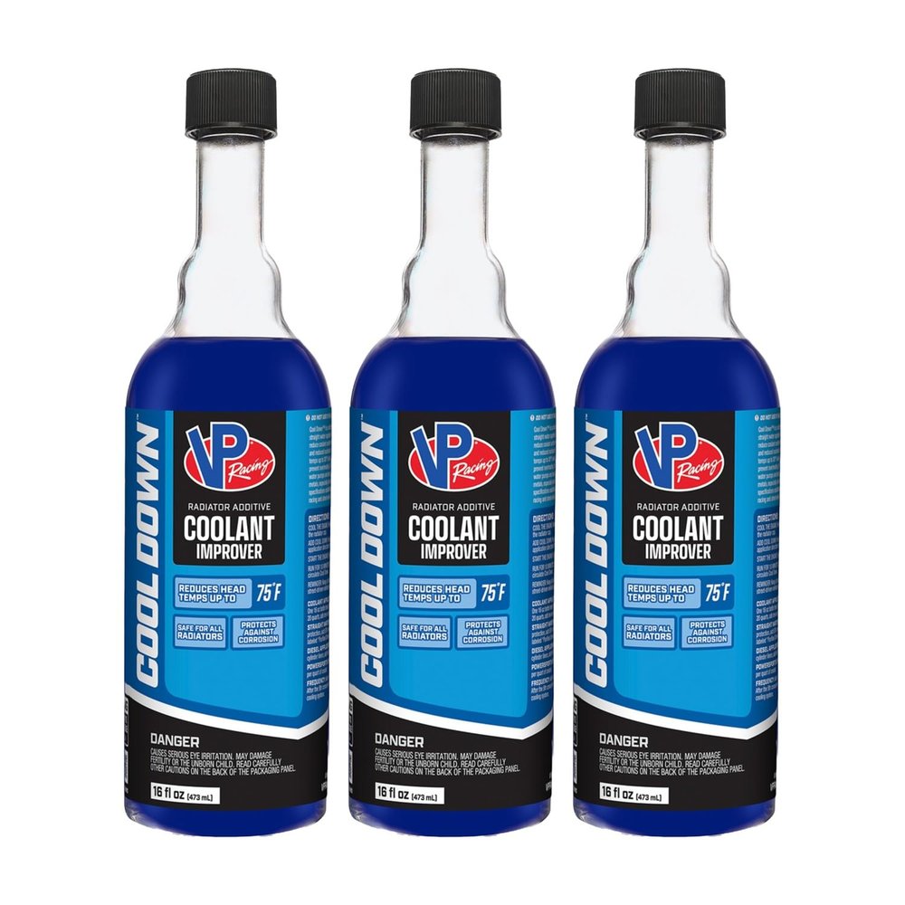 VP Racing Fuels 2085 Cool Down Coolant Performance Improver, 16 Ounces (3 Pack)