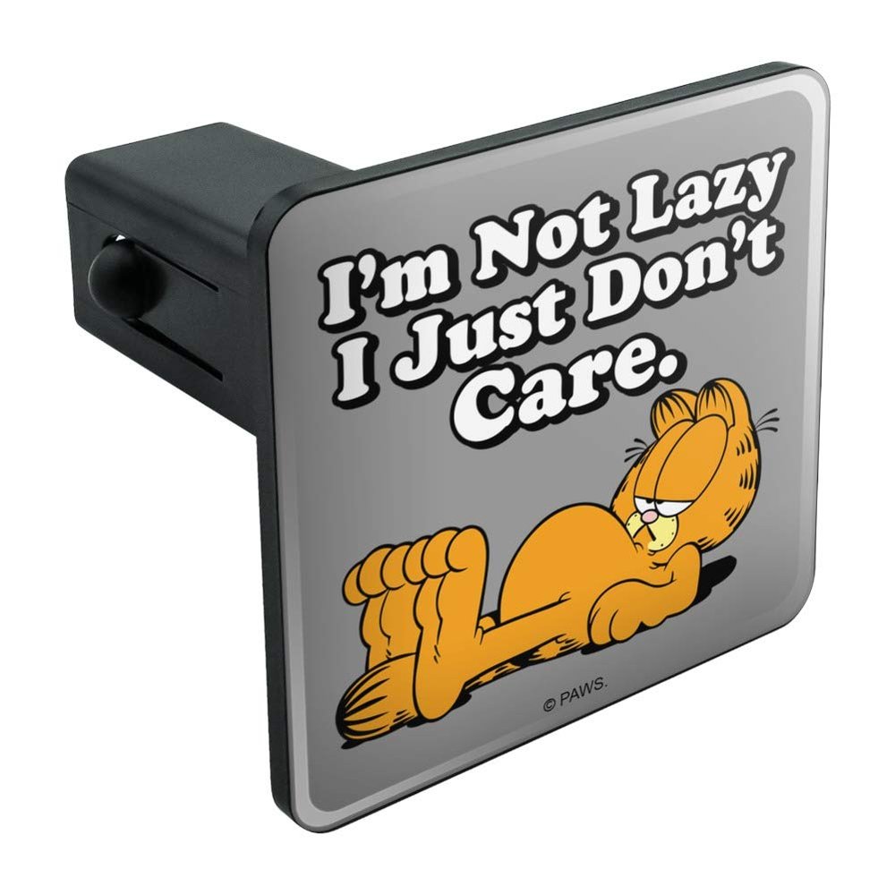 GRAPHICS & MORE Garfield I'm Not Lazy Tow Trailer Hitch Cover Plug Insert