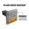 GRAPHICS & MORE Garfield I'm Not Lazy Tow Trailer Hitch Cover Plug Insert view 2
