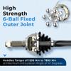 Bode-man Pair Front CV Axle Shaft Assembly for 1990-1995 Nissan Pathfinder view 4