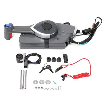 Outboard Remote Control Box, Throttle and Shift Side Mount Control Box Replacement for BRP Boat OEM 5006180, Metal Marine Throttle Control for Outboard Motors