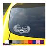 Air Assault Badge Vinyl Decal (White, 7 inches Wide) view 1