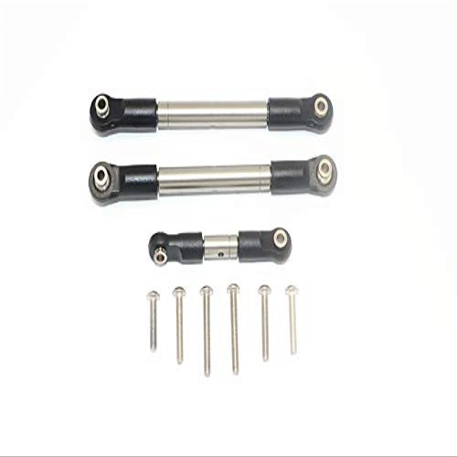 Stainless Steel Adjustable Tie Rods For Traxxas 1:10 Maxx 4WD Monster Truck-89076-4/1:8 4WD Maxx Slash 6S Brushless Short Course Truck-102076-4 Upgrades