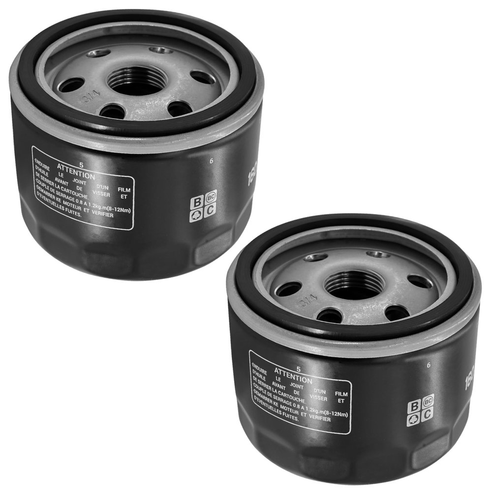 Caltric 2 Pack Oil Filter Compatible with Bmw R1200S R1200Gs Hp2 1200 Gs Adventure 1170 2004 2005-2009