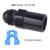 EVIL ENERGY 8AN Male to 3/8" SAE Quick-Disconnect Female Push-On EFI Fuel Rail Fitting view 2