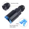 EVIL ENERGY 8AN Male to 3/8" SAE Quick-Disconnect Female Push-On EFI Fuel Rail Fitting view 3