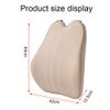 Car Lumbar Support Back Cushion Memory Foam with Back Pain Relief for Mustang S-max Galaxy Touraeo Courier Explorer 1PCS Beige view 2