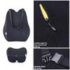 Car Lumbar Support Back Cushion & Headrest Neck Pillow Kit Cushion Memory Foam with Back Pain Relief for Lancer EX Lancer Galant Grandis I-miev ASX 1PCS Black view 4
