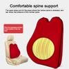 Car Lumbar Support Back Cushion Memory Foam with Back Pain Relief for 408 508 607 2008 3008 4008 508 5008 Traeller Partner 1PCS Red view 2