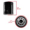 Caltric Oil Filter Compatible with Polaris Ranger 500 2017 2018 2019 2020 / Ace500 Ace570 Ace900 2017 2018 2019 view 2