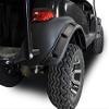 Huskey 4PCS Club Car Fender Flares With Black Self-Taping Screws For Precedent Golf Cart 2004-Current G&E Models,3-4 Inches Wide,Constructed of Impact-Resistant ABS plastic for Lifted Golf Cart view 1