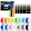 Free Tool Kit 6" Wide 25FT Long Gloss Glossy Red Racing Stripes Vinyl Wrap Rally Decals Stripe Sticker view 1