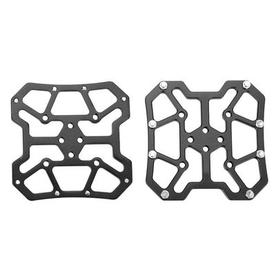 Keenso Pedal Adapters, 1 Pair Aluminum Alloy Clipless Pedal Adapter for Spd Mountain Bike Road Bike Cyclists Bikers