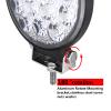 AUXTINGS 10 Pieces 4 inch LED Light Pods 42W Spot Work Lights 12V 24V Fog Lights Off Road Led Lights Waterproof Driving Lights for Truck Tractor Boat 4x4 Car SUV ATV Excavator view 3
