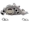 Melling Water Pump, Mechanical, Black Pulley, 4.73 in Hub Height, Aluminum, Natural view 2