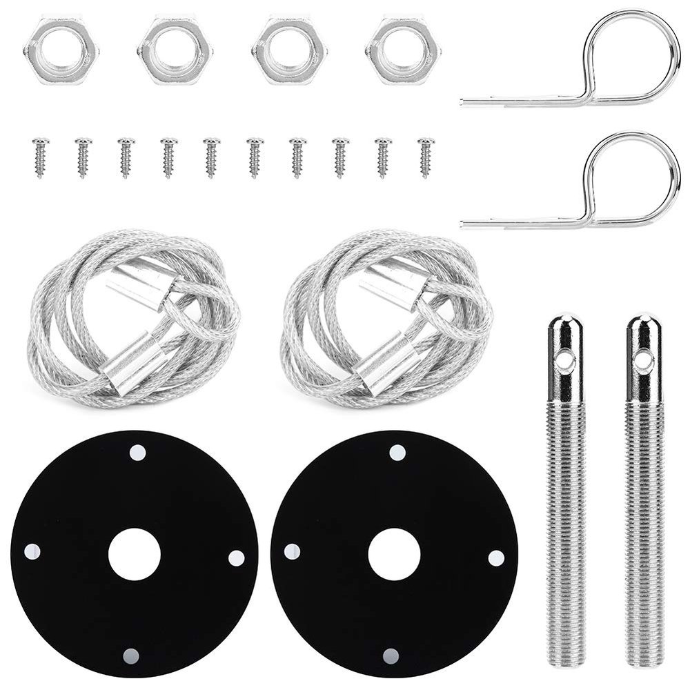 Hood Pin Locking Kit,Universal Racing Sport Security Hair Pin Hood Pin Locking Kit