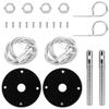 Hood Pin Locking Kit,Universal Racing Sport Security Hair Pin Hood Pin Locking Kit view 1