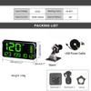 5.5'' Speedometer Odometer Display MPH/KMH with Over Speeding Alarm for All Vehicle Truck Bicycle Motorcycle, Speed, Driving Mileage, Time Calculation view 2