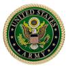 US Army Auto Medallion 2 Inches Army Metal Logo for Car - US Army Gifts for Soldiers | Army Medallion view 1