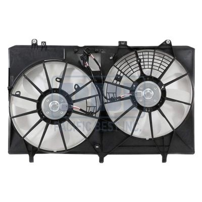 Pacific Best PF39052 - Dual Radiator and Condenser Fan Assembly