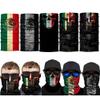 unbrand 5PCS Skull Face Scarf Tube Bandana Headband Headwear for Motorcycle Riding Biker Headband Skeleton Mexico Flag Neck Gaiter Scarf view 1