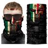 unbrand 5PCS Skull Face Scarf Tube Bandana Headband Headwear for Motorcycle Riding Biker Headband Skeleton Mexico Flag Neck Gaiter Scarf view 2