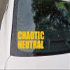 Minglewood Trading Black - Chaotic Neutral Vinyl Sticker - RPG Role Playing Character Alignment V2 - Die Cut Decal - 20w x 10h inches view 3