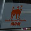 Mister Petlife Jack Russell Terrier Mom Sticker Vinyl Auto Window JRT Parson Brown 6.00" x 5.59" view 1