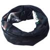 Obacle Skull Face Mask for Women Dust Wind UV Sun Protection Seamless Bandana Face Mask for Rave Festival Motorcycle Riding Biker Fishing Outdoor Running 3D Tube Mask (Women Chin Flower Leaf Green) view 4