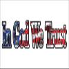 in God We Trust Vinyl Bumper Sticker Decal 5" view 1
