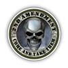 2nd Amendment Come and Take Them Skull Gun Rights Vinyl Bumper Sticker Decal 5" view 1