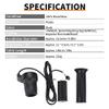 Keenso Fastest Throttle, 1 Pair 3 Wires Universal Electric Twist Throttle Handle for 22.5mm Handlebar view 2